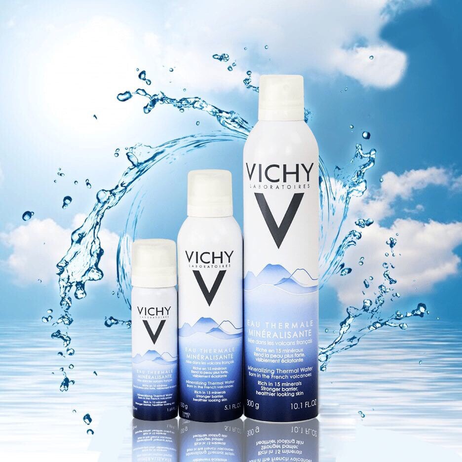 Xịt khoáng vichy [𝐂𝐀𝐌 𝐊𝐄̂́𝐓 𝐂𝐇𝐈́𝐍𝐇 𝐇𝐀̃𝐍𝐆] Xịt khoáng dưỡng da Vichy Mineralizing thermal water