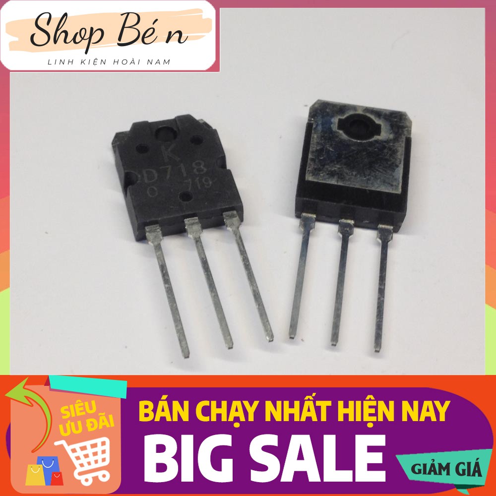 Sò âm thanh D718 TO-247 TRANS NPN 8A 120V | WebRaoVat - webraovat.net.vn