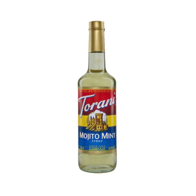 Siro Torani bạc hà trắng (Mojito) chai 750ML. Hàng công ty có sẵn giao hàng ngay
