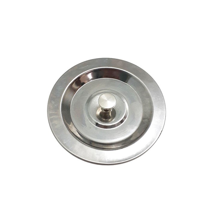 Combo bộ đồ trong chậu rửa bát, bộ giỏ và nắp lọc rác Inox cho bồn rửa chén bát, chất liệu thép không rỉ - SRIN*NCR