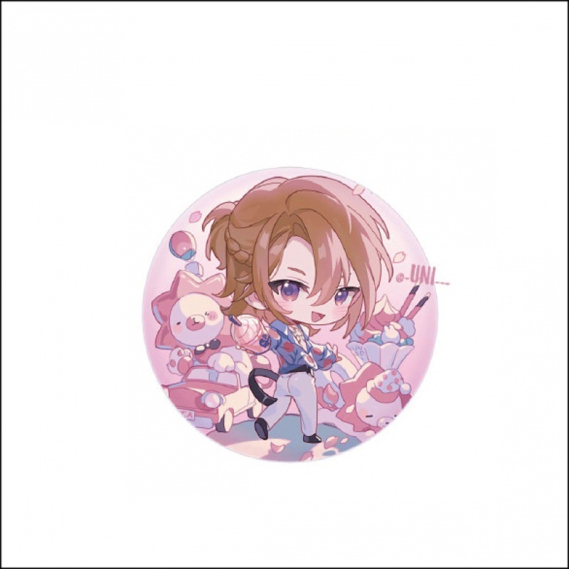 Ghim Cài Áo Trang Trí Hình Jason Luxiem NIJISANJI Vtuber Vox Luca Mysta Ike Shu