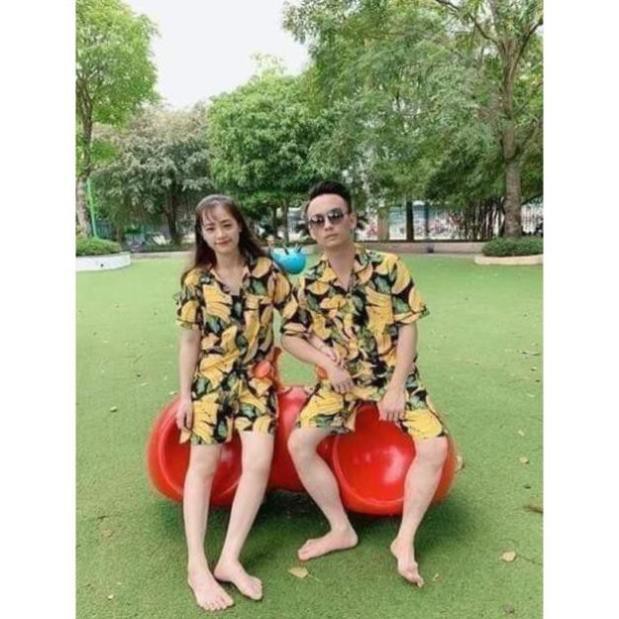 [ Khuyễn Mãi ] Bộ pizama hoa quả đi biển- Áo Đi Biển  - Quần áo hoa quả | BigBuy360 - bigbuy360.vn