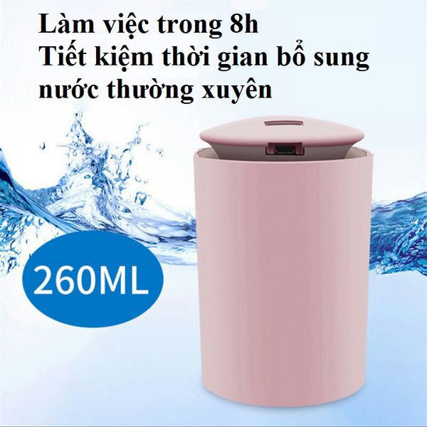 Máy phun sương tinh dầu mini tạo hương thơm và độ ẩm không khí bằng công nghệ siêu âm có đèn led