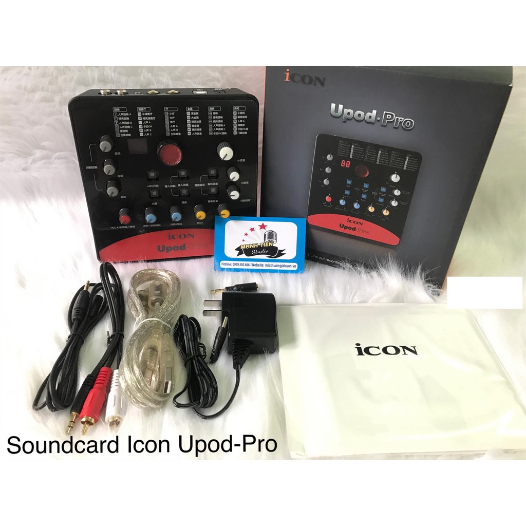 SOUND CARD THU ÂM ICON UPOD PRO