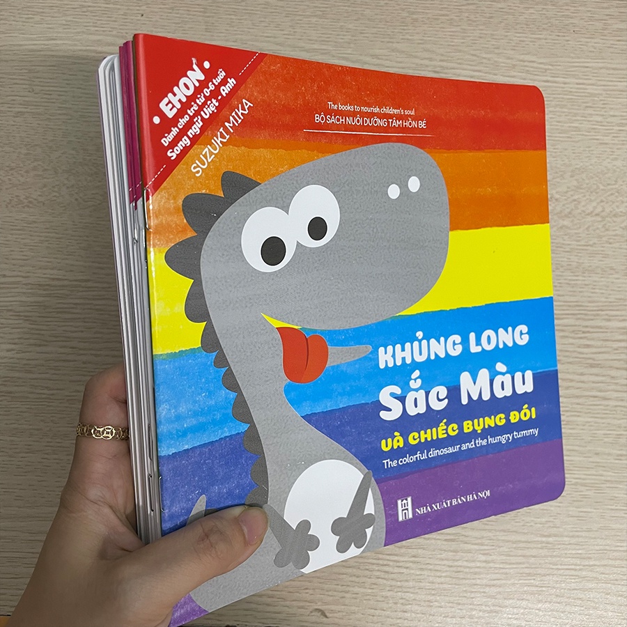 Sách - Bộ Ehon song ngữ Anh Việt Dành cho các bé từ 0 - 6 tuổi - Nuôi dưỡng tâm hồn bé (10 Cuốn)