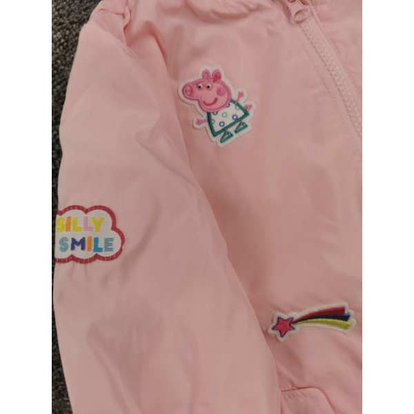Áo khoác bomber bé gái peppa