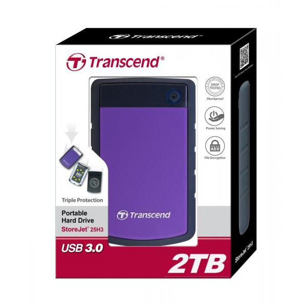 Ổ cứng di động 2TB Transcend StoreJet 2.5" 25H3
