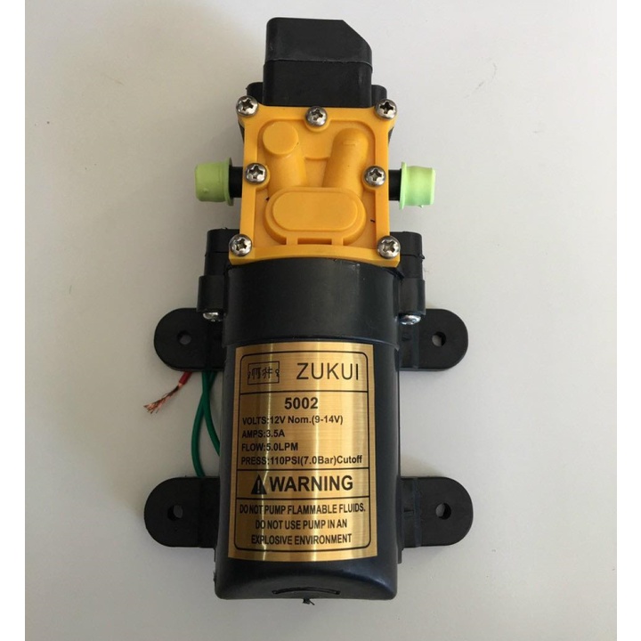 Máy bơm nước mini 12v, máy bơm tăng áp dùng rửa xe, phun sương, bình xịt....