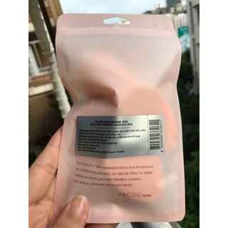 Bông phấn ướt Vacosi - BP10 (xúc xích)