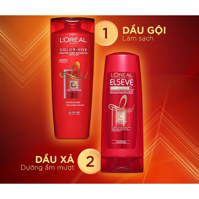 Dầu xả bảo vệ màu tóc nhuộm L'oreal Paris Elseve (325ml)