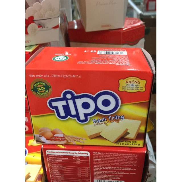 Bánh Trứng Tipo Mini Hộp 39g