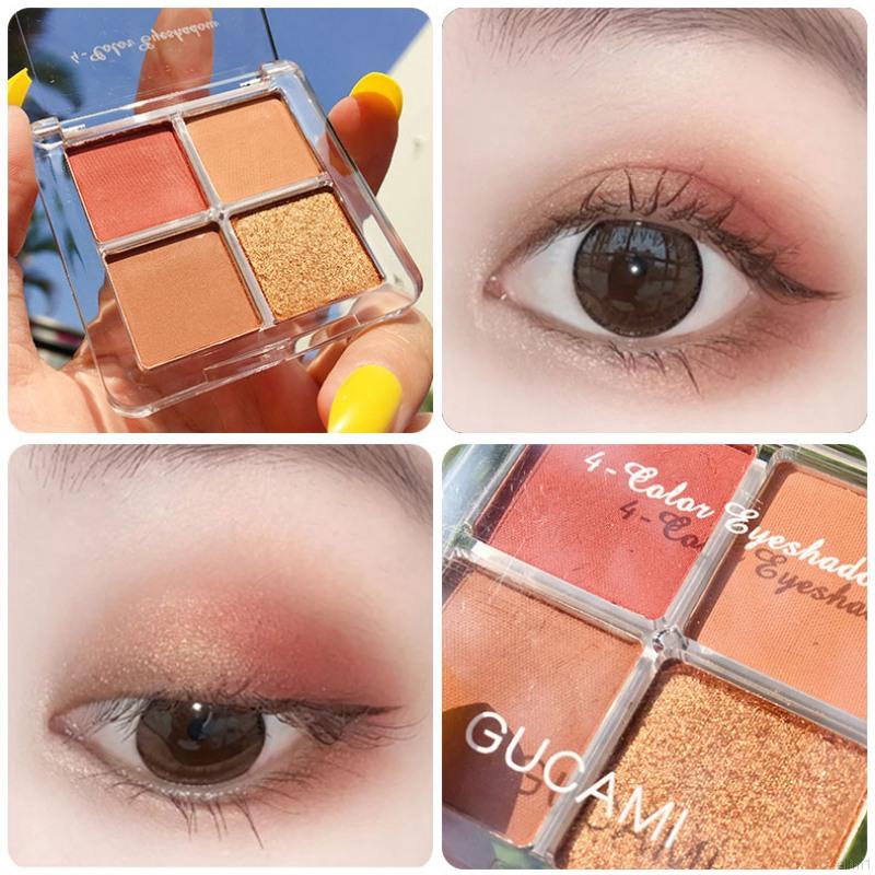 Bảng phấn mắt GUICAMI 4 màu sắc trang điểm lâu trôi dễ sử dụng | BigBuy360 - bigbuy360.vn