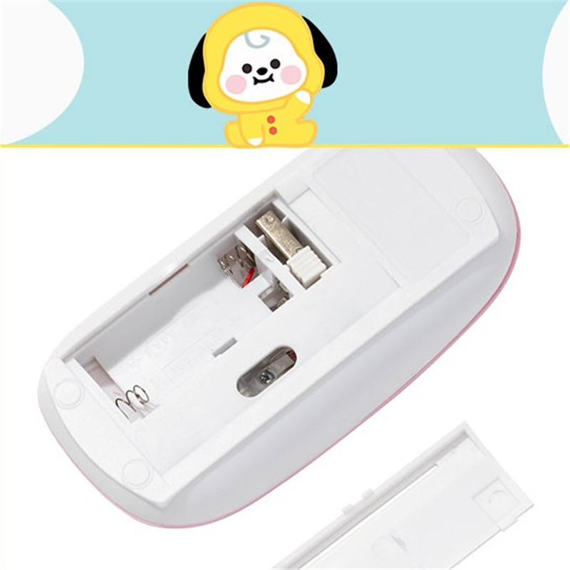 Chuột Bluetooth không dây in hình nhân vật BT21