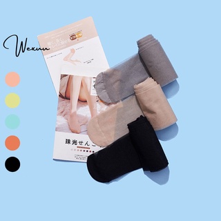 Quần tất giấy siêu dai siêu mịn ánh nhũ nhẹ lấp lánh sang chảnh chống xước cao cấp - Wexuu QT02