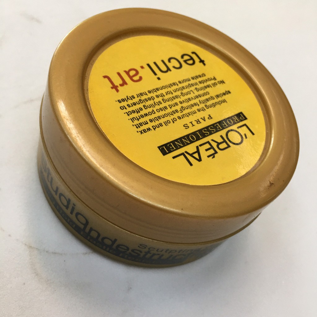 sáp vuốt tóc cứng tự nhiên cho NAM (LOREAL.PHÁP)_ hàng chính hãng loại 1