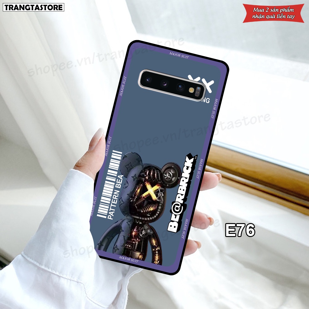 Ốp lưng Samsung S10 / S10 5G / S10 Plus / S10+ in hình gấu Bearbrick,Metal Style,Doremon siêu dễ thương chất lượng