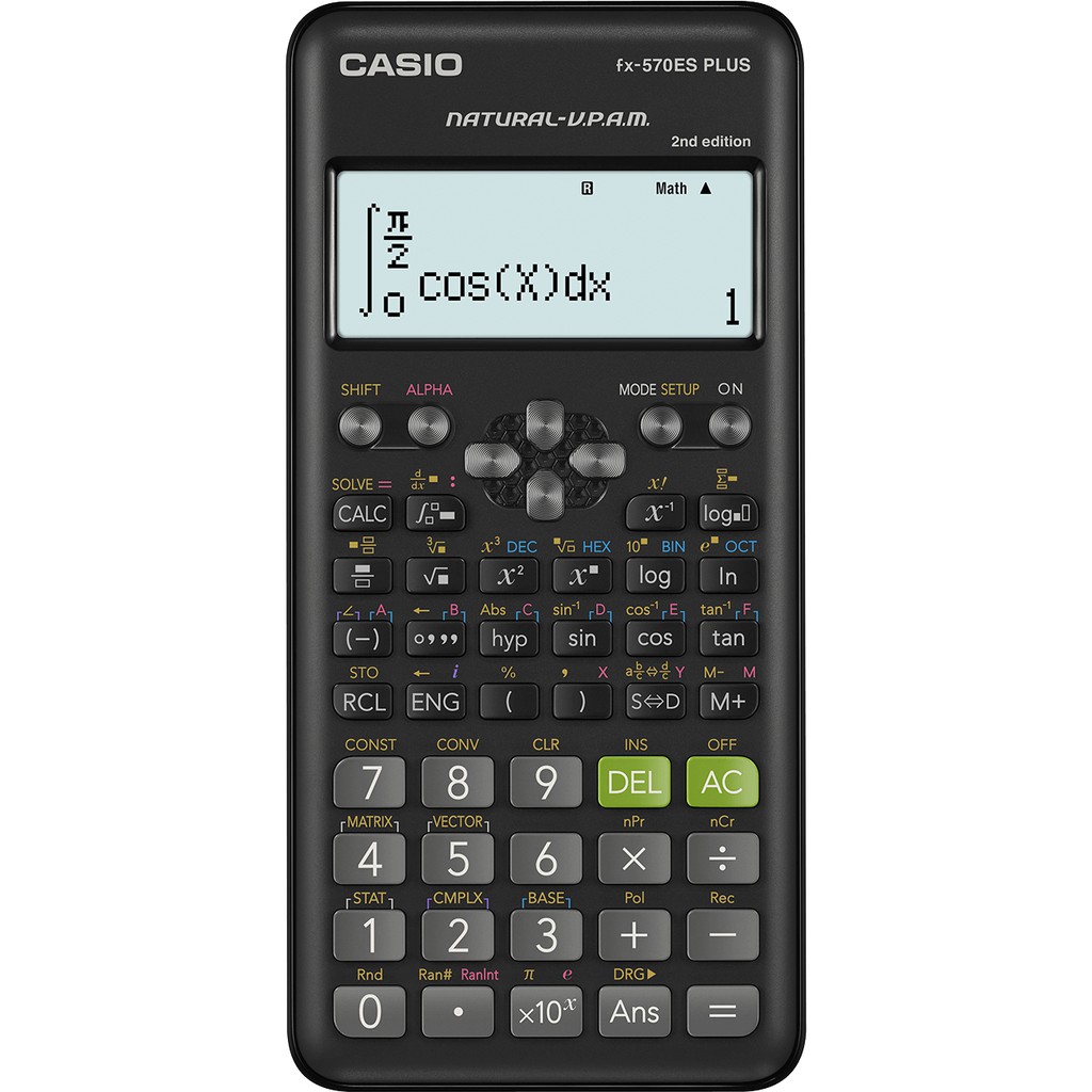 Máy tính Casio FX-570ES Plus 2nd edition chính hãng