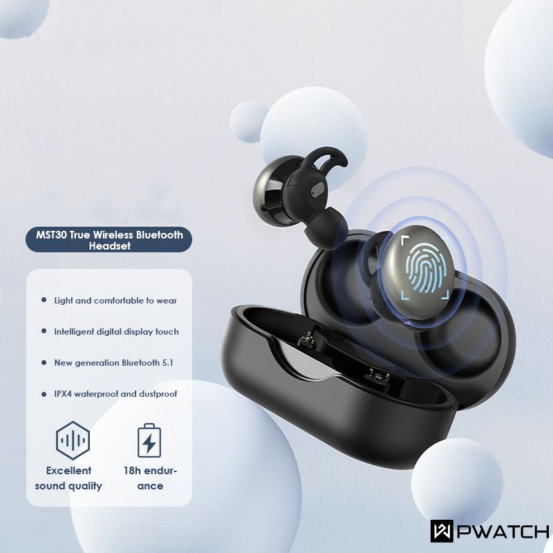 T30 Bluetooth Tai Nghe Tws Dung Lượng Lớn Không Dây Bluetooth Chống Thấm Nước Và Chống Thả Chạy Bộ Thể Thao Nhẹ Hifi Tai Nghe Chụp Tai 【Pwatch】