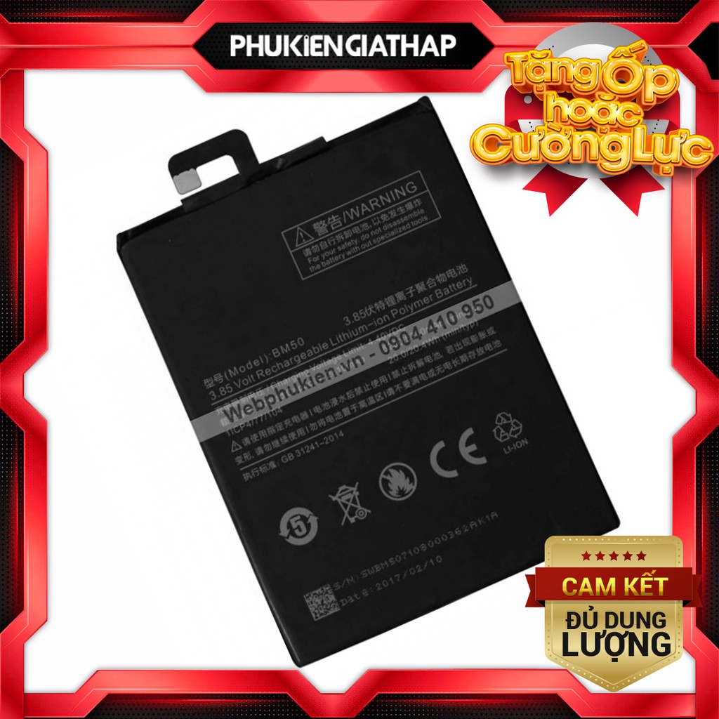Pin Zin Hãng Scud dành cho điện thoại Max 2 BN50 - 5000mAh