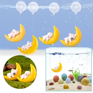 Đồ trang trí Mặt Trăng Nổi Trang Trí Bể Cá