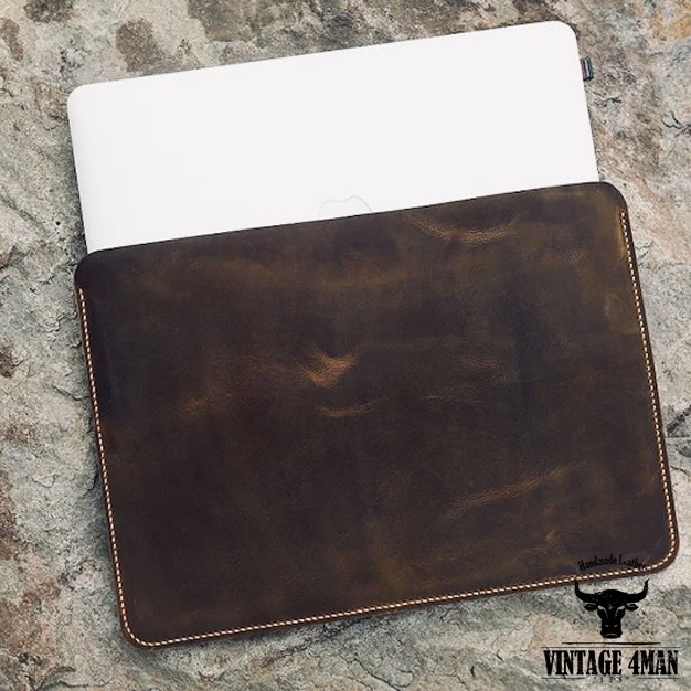 Túi Da Đựng Laptop, Bao Da Laptop Da Thật vintage