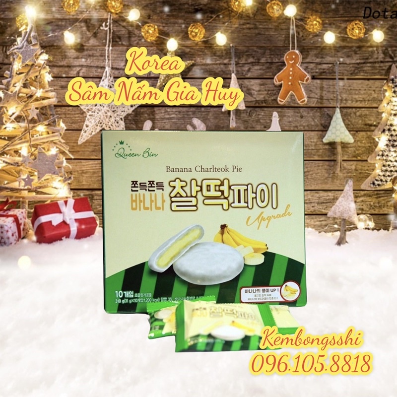 Bánh Choco Charlteok Pie Queen Bin Hàn Quốc 310gr_SIÊU NGON