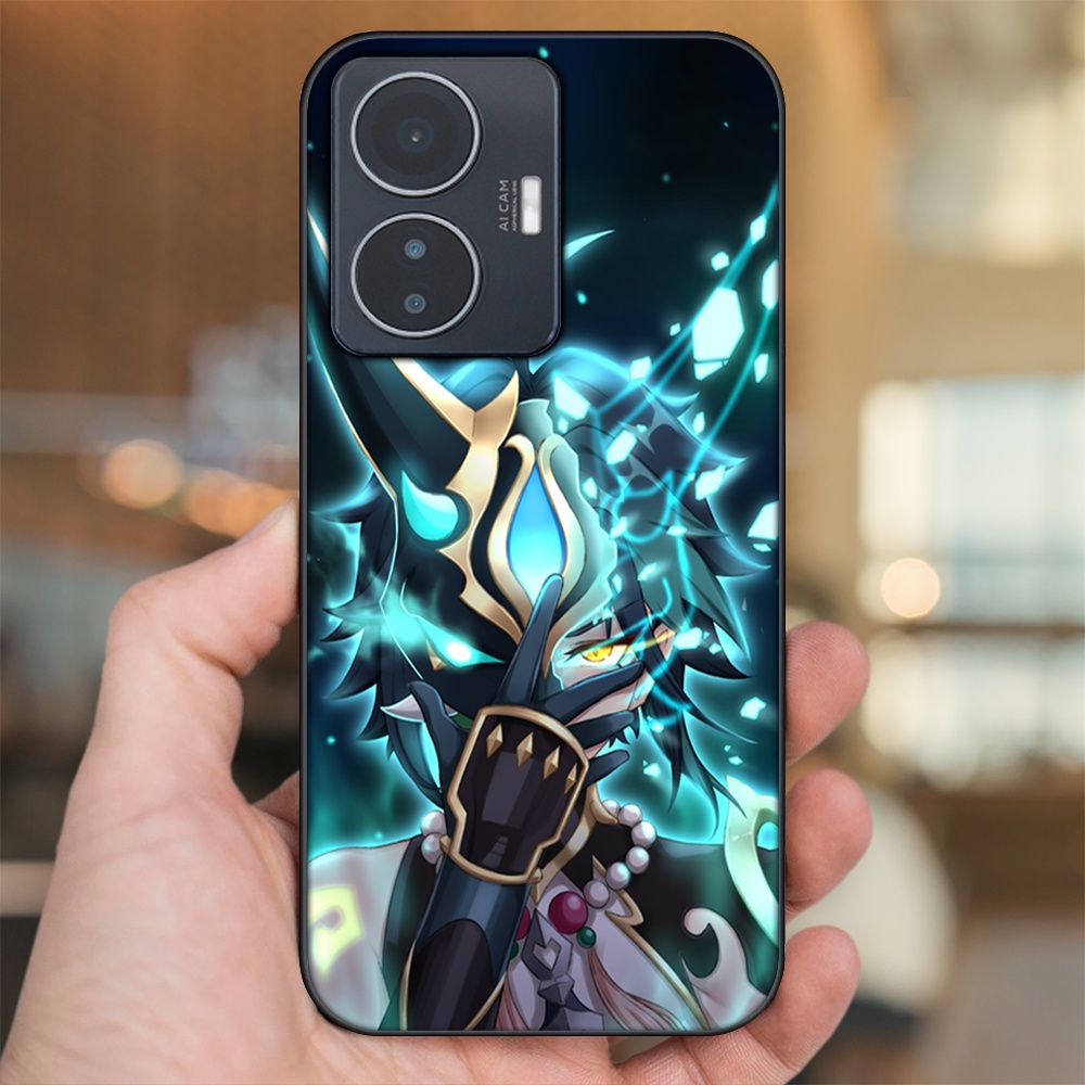 Ốp lưng Vivo Y55 2022 viền đen in hình Xiao Genshin Impact