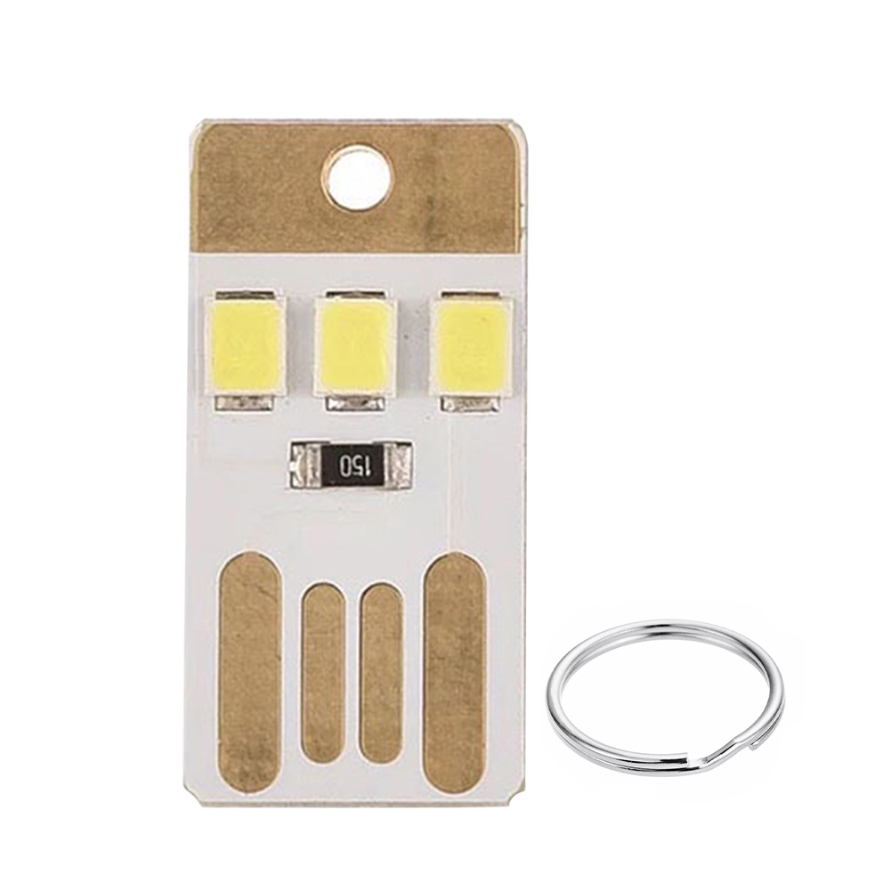 1/5 Đèn Pin LED Mini 0.2W 5V Siêu Mỏng Bỏ Túi Tiện Lợi