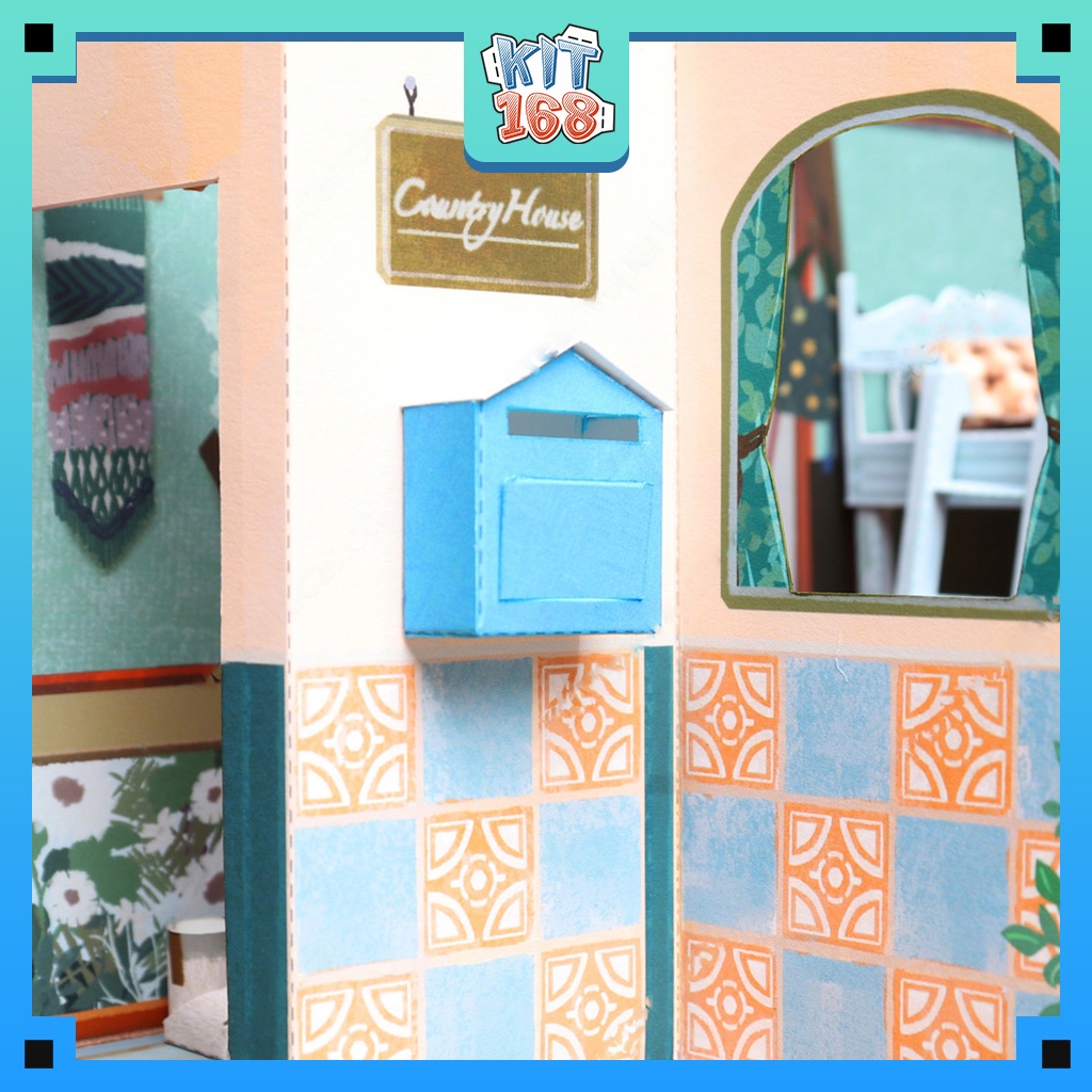 Mô hình giấy kiến trúc Nhà nhỏ xinh xinh ver 3