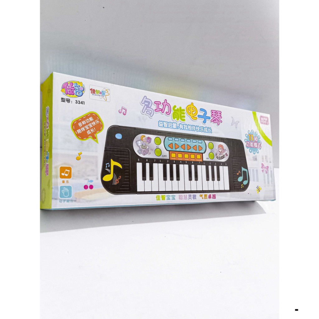 Đồ chơi trẻ em đàn piano 25 phím nhiều chế độ nhạc giúp phát triển khả năng âm nhạc cho bé từ 1 đến 3 tuổi