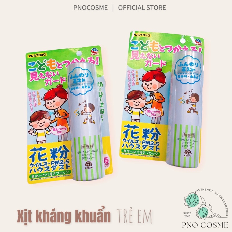 Xịt kháng khuẩn cho bé và gia đình