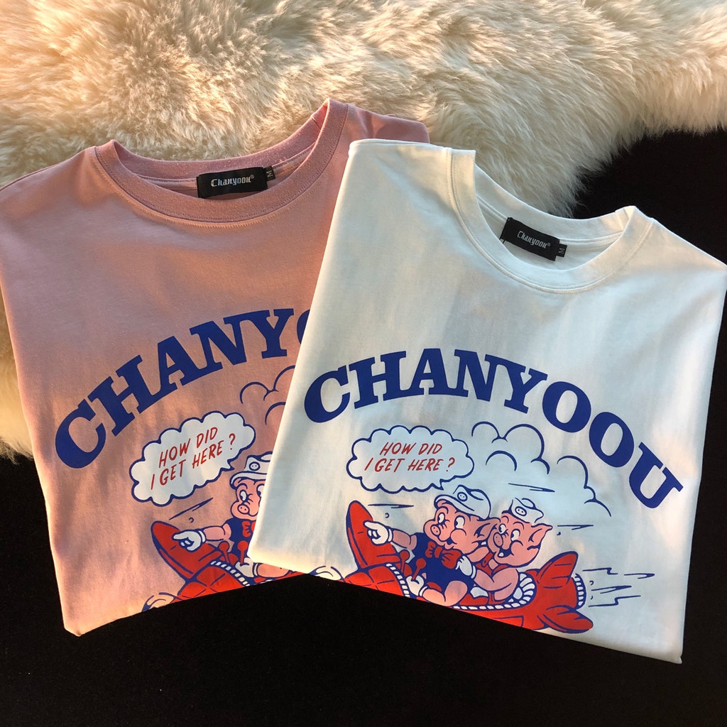 NRVP Áo thun tay ngắn cổ tròn thời trang 2021 cho nữ