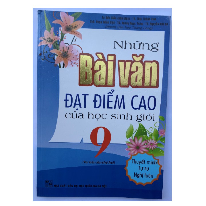 Sách – Những bài văn đạt điểm cao của học sinh giỏi lớp 9 (Tạ Đức Hiền)