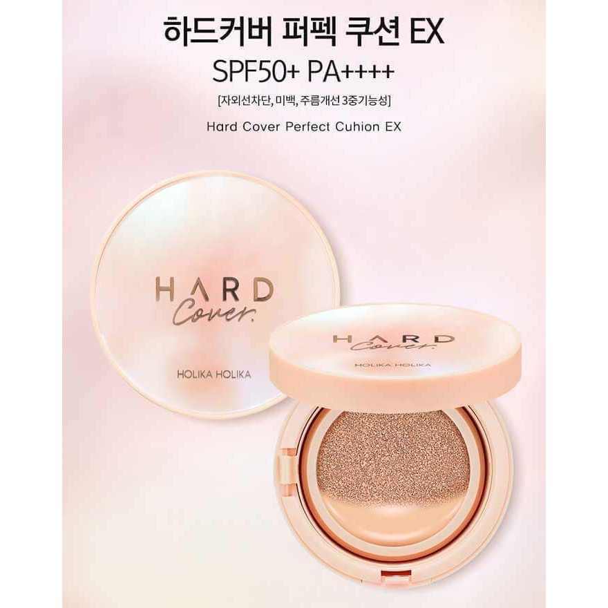 Phấn Nước Holika Holika Hard Cover Perfect Cushion EX 14g x 2 lõi | BigBuy360 - bigbuy360.vn