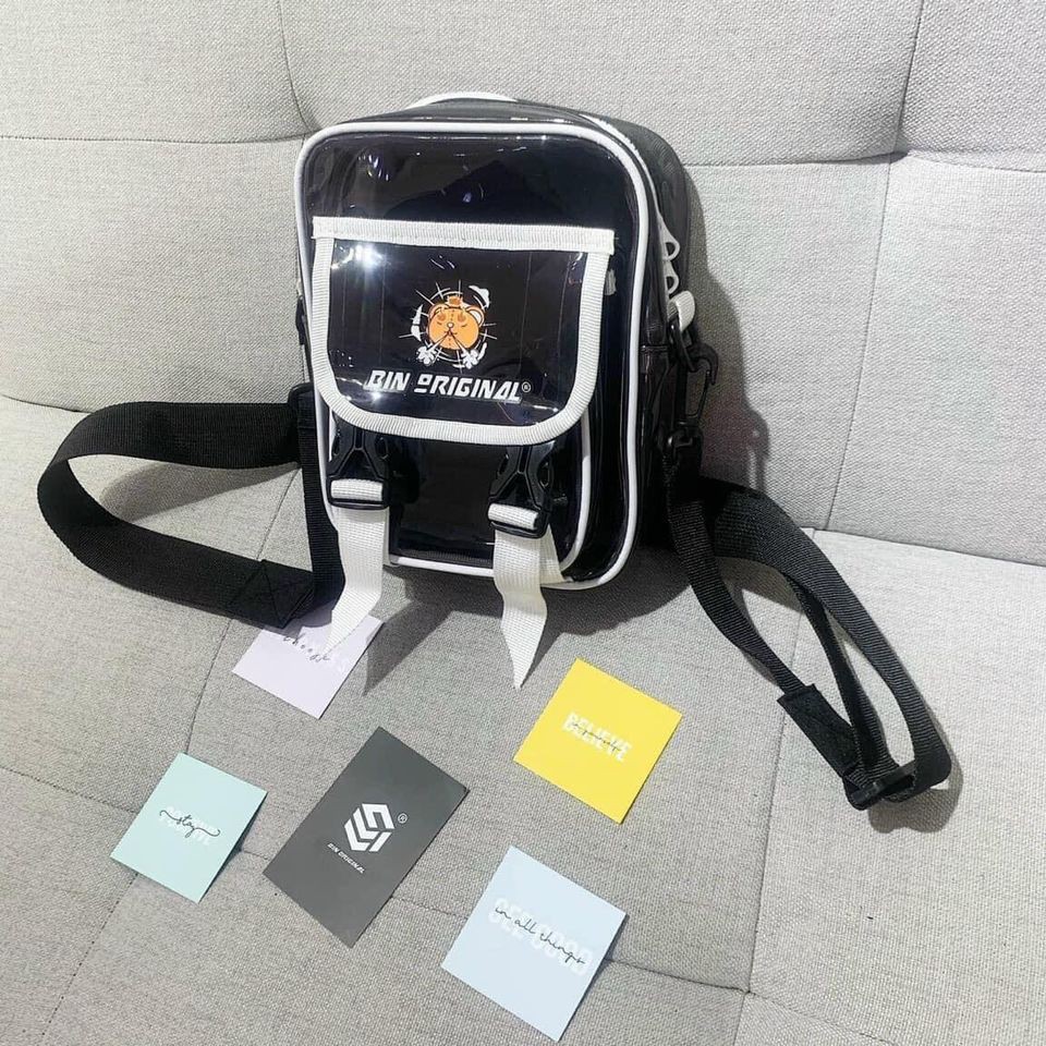 TÚI XÁCH ĐEO CHÉO NỮ MÀU ĐEN CHỮ BIN ORIGINAL | BigBuy360 - bigbuy360.vn