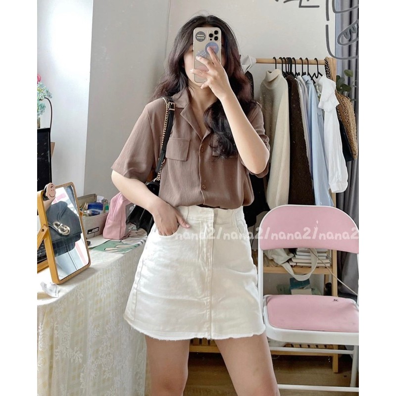 Áo sơ mi cổ vest