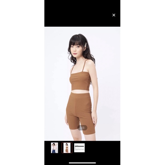 Áo 2 dây thun gân Dottie newtag 100%