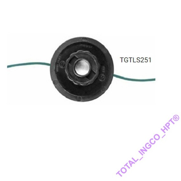 Đĩa cắt cỏ bằng cước Total Đường kính con lăn 2.5mm, chiều dài dây cước 4M TGTLS2541
