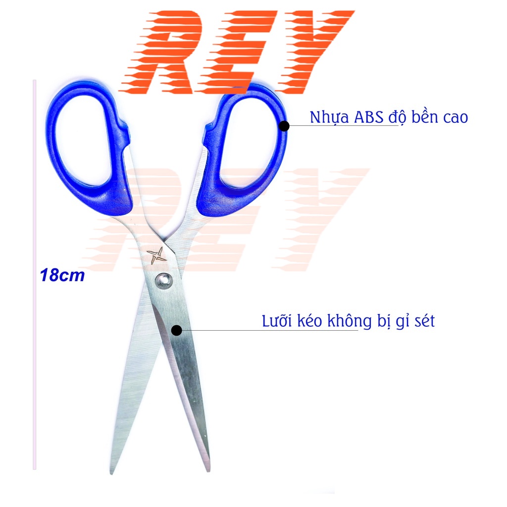 Kéo văn phòng, kéo cắt giấy 7 inch = 180mm FO-SC01 , 9 inch = 200mm FO-SC02