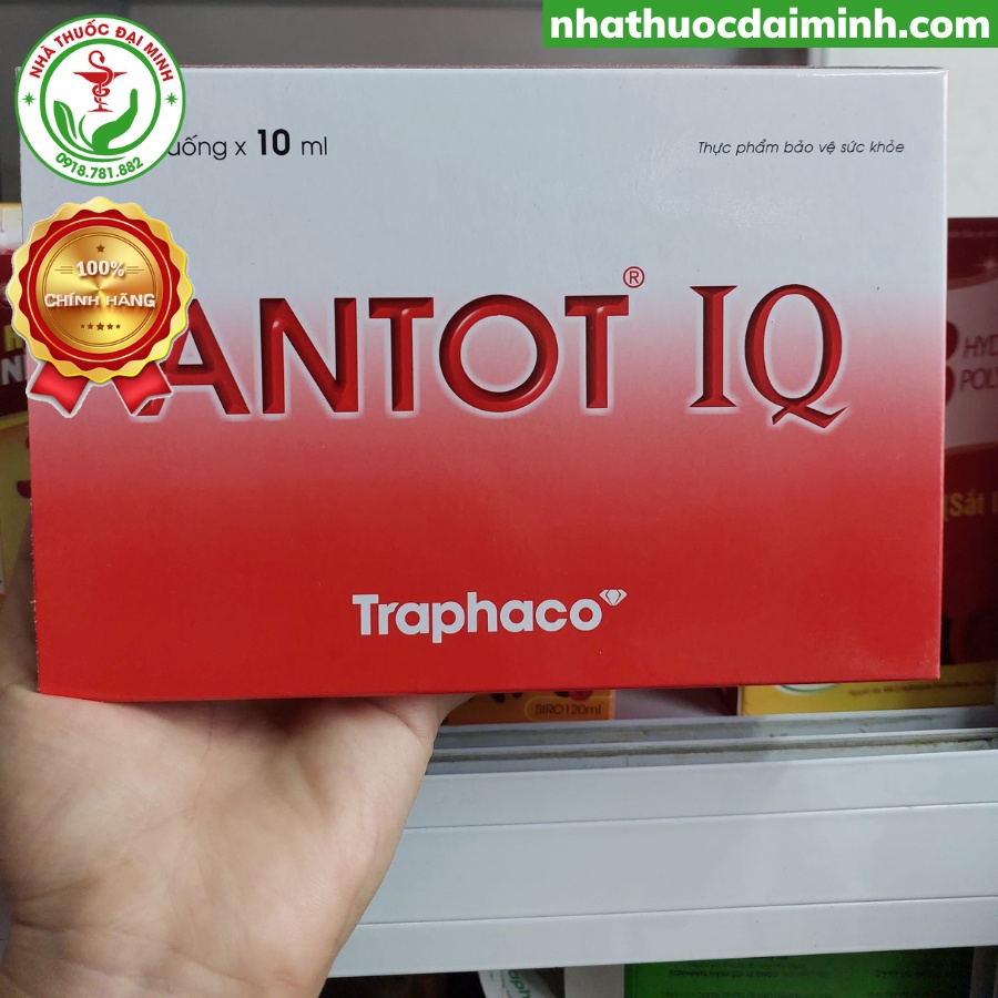 Antot IQ Traphaco Hộp 20 Ống - Siro Bồi Bổ Trí Não Cho Trẻ