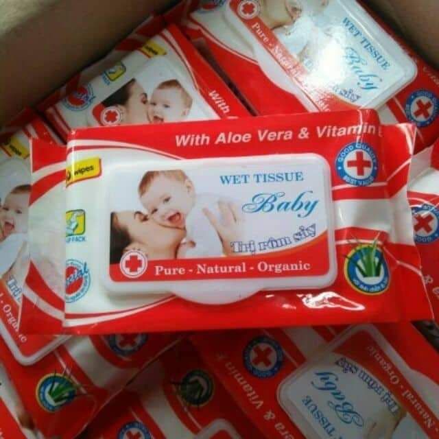 Khăn ướt baby ~450g/nhiều mẫu mã