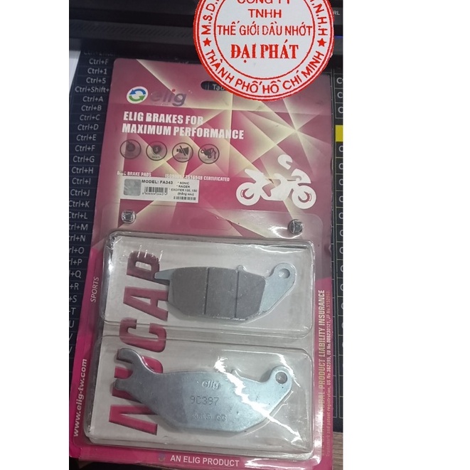 BỐ THẮNG DĨA ELIG - NUCAP thắng sau  dành cho xe sonic,raider,exciter 135.150