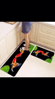Thảm bếp 3D đẹp (đặt đơn để lại lưu ý mẫu)