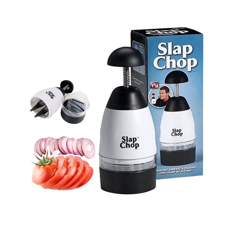 Dụng Cụ Băm Tỏi Ớt Rau Củ Quả Bằng Tay Slap Chop Tiện Ích Cho Nhà Bếp