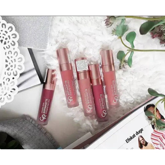 Son kem lì Golden rose soft & matte creamy lipcolor