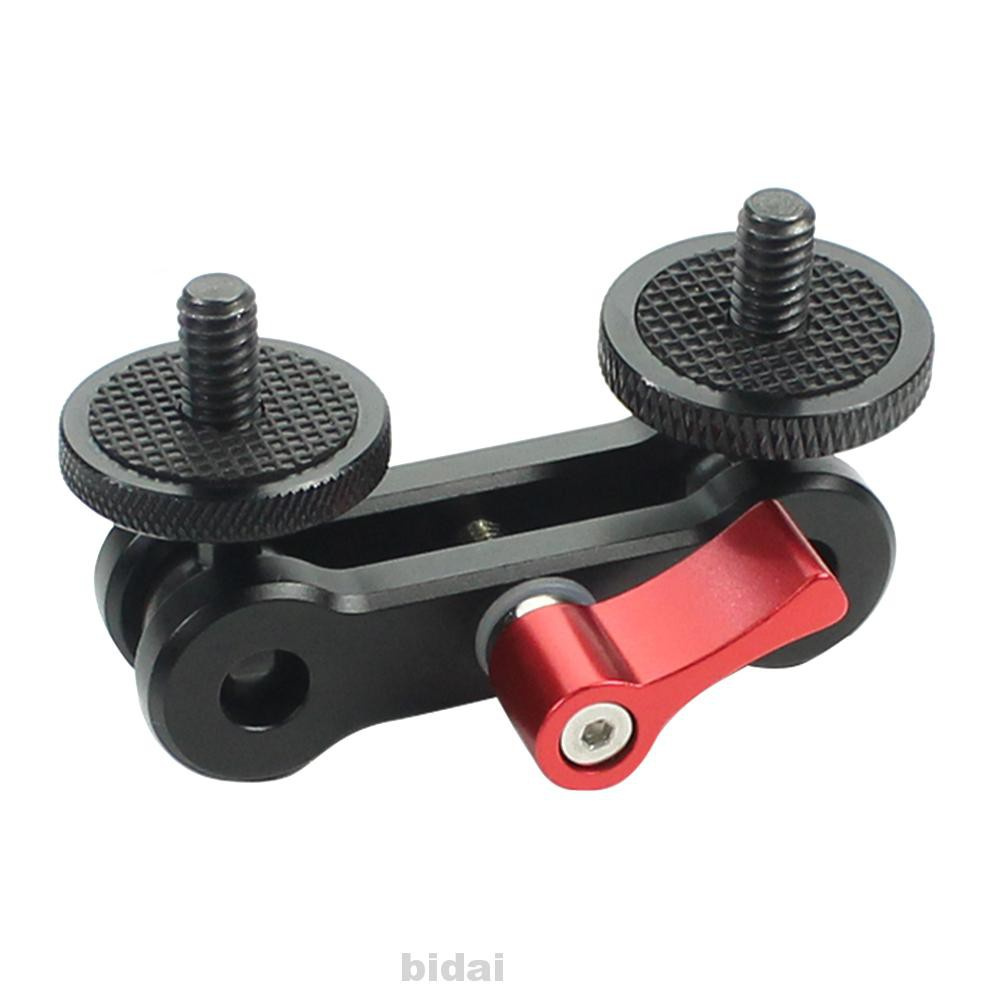 1/4 Inch Multi Function LED Video Light Aluminum Alloy Double Ballheads Monitor Mount Articulating Magic Arm