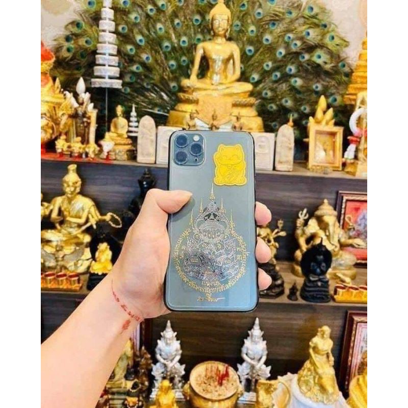 Mèo vàng dán sau điên thoại | BigBuy360 - bigbuy360.vn