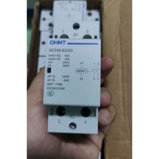 Khởi động từ 2 pha chint nch8 63a 40a 220v