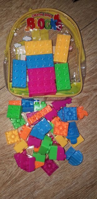 Giỏ lắp ráp Mô hình đa năng Block5 EN71_421 có nhiều chi tiết bằng nhựa ABS