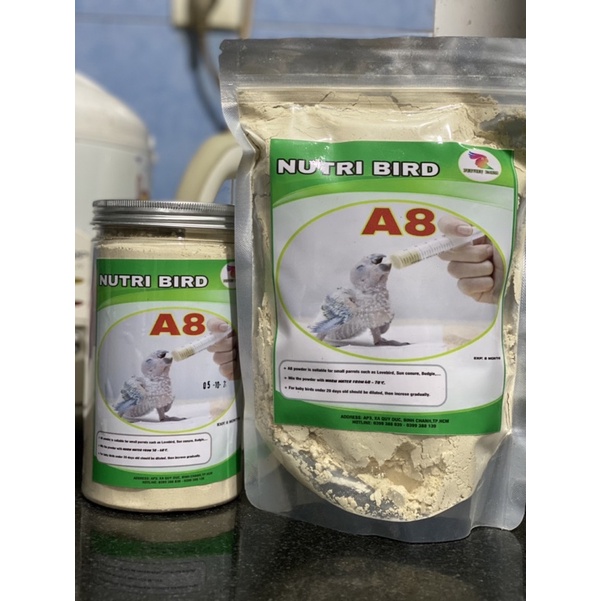 Bột cho vẹt non A8